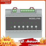 Tuya Smart Zigbee 6CH Relay Switch Module Remote Control Appliance Control Module Supports 3-Way Mot