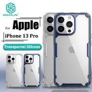 Nillkin หรูหรา นุ่ม ซิลิโคน เคส สำหรับ iPhone 13 Pro พาเวอร์แบงค์ โปร่งใสที่แท้จริง TPU + PC ซิลิโคน ชัดเจนมากๆ กันกระแทก ฝาหลัง