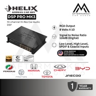 HELIX DSP PRO MK3 - Digital High-Res 10-channel car audio signal processor with 96 kHz / 32 Bit sign