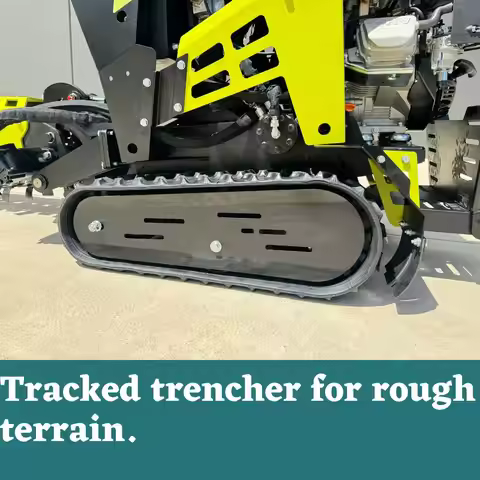 600MM Trencher 15hp Petrol Stand-on Chain Trencher Machine Mini