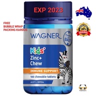 Wagner Kids Zinc Chew 100 tablets Vitamin D3 Vitamin Immune