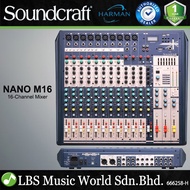 Soundcraft NANO M16 16 Channel Multi Analog Audio Mixer with USB Audio Interface (M 16)