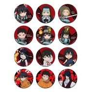 Enen no Shouboutai Anime Badge - Firefighter Squad 5.8cm