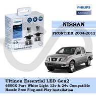 Philips New Ultinon Essential LED Bulb Gen2 6500K H4 Set for Nissan Frontier 2004-2012