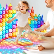 Kids Magnetic Tiles Large Size Window Tiles Magnetic Building Blocks Early Educational Toys