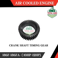Crankshaft Timing Gear 186F 186FA Aircooled Diesel Engine 10HP 12HP