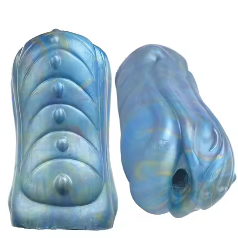 GEEBA Fantasy Animal Pussy Male Masturbation Sleeve Silicone Male Masturbator Realistic Vagina Strok