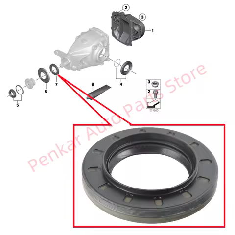 31507609535 Differential Pinion Shaft Oil Seal For BMW F20 E46 E90 F30 F34 F36 G20 E60 F07 F10 G30 E