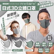 香港口罩品牌🇭🇰WeSafe ⭐日式3D立體口罩 型格灰系列24入⭐