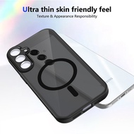 Samsung A15 Case Matte Black Magnetic Attraction Casing For Samsung Galaxy A15 5G Phone Case