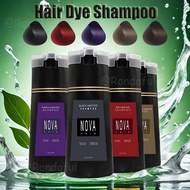 Nova Hair Dye Shampoo Gentle Hair Coloring Shampoo White Hair Shampo Long Lasting Hair Dying Shampoo