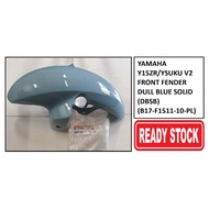 (100% ORIGINAL YAMAHA) YAMAHA YSUKU FRONT FENDER ASSY DULL BLUE SOLID (DBSB) (B17-F1511-10-PL)
