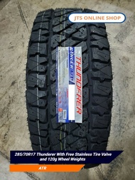 285/70R17 Thunderer With Free Stainless Tire Valve and 120g Wheel Weights (PRE-ORDER)