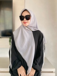 Kerudung Instan Resleting Bella Zipper Instan / hijab resleting terbaru 2022 / kerudung resleting le