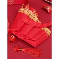 payung lipat Perkahwinan payung pengantin perkahwinan besar merah perkahwinan payung lipat cerah dan