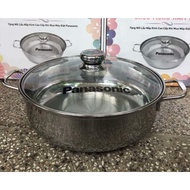 Beautiful thick 430 stainless steel hot pot 31cm