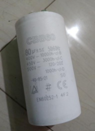 kapasitor 80uf 450 v cbb60 capasitor 80 uf 450v pompa celup sumersible