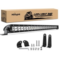 Nilight - 40005C-A 31inch 150W Spot & Flood Combo Single Row 14500LM Off Road LED Fog & Driving Roof