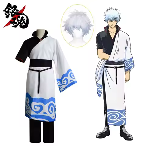 Silver Soul COS Sakata Silver Time Silver Sang Ayin COS Clothing and Wig Wanshiwu Silver Sang COSPLA
