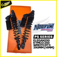 NORIFUMI PS SERIES 390MM ELEGAN250 KYMCO 250 WMOTO RT3 REAR SHOCK ABSORBER SET Suspension