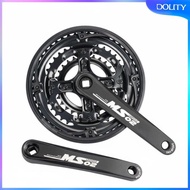 [dolity] 48T Aluminum Crankset 48/38/28T Gearing Mountain Bike Crankset Anodized Finish 170mm Crank 