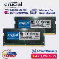 CRUCIAL 16gb 32gb 64gb 2400mhz ddr4 Dual channel memory laptop sodimm pc4 ram 19200s
