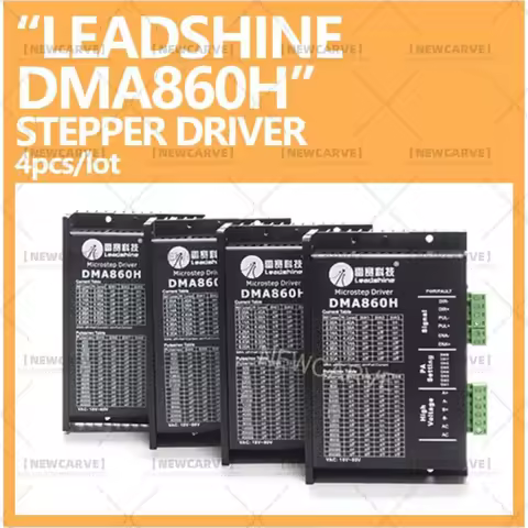 Leadshine 4pcs DMA860H Driver Dc 24-80v For 86/110 2 Phase Stepper Motor Replace MA860H,MA860 NEWCAR