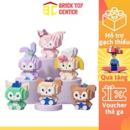 Cute Disney mini Cartoon Character Model Stella Lou And Friends With Lovely nanoblock Assembly Toys