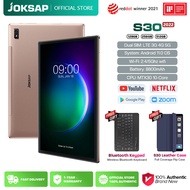 【2022 TOP8】 JOKSAP S30 Tablet PC 10.1 Inches FHD Android 11 5G WiFi Dual SIM 4G Type C 8800mAh Battery Gaming Tablets Online Meeting For Student 8GB RAM 128GB 256GB 512GB ROM