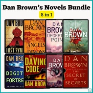 [Softcopy] Dan Brown's Novels Bundle | Mystery Adventure Suspense Historical Fiction Story Novel Ebo