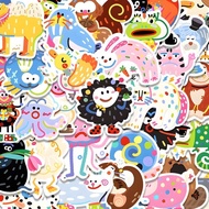 2OO colorful small animal stickers cute cartoon cute simple fun hand account decora2OO张彩绘缤纷小动物贴纸萌系卡通