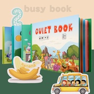 children busy book/quiet book activity/ reused book/ buku aktivitas anak