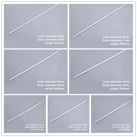 [TL][YA]1pc 50cm OD 6mm To 14mm PVC Pipe Irrigation Fish Tank Aquarium Drainpipe Water Tube