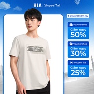 HLA men's gray short-sleeved t-shirt - cool feeling technology, breathable and cool HLA T Shirt Lela