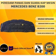 MESIN Vtech Heat and Sound Insulation for Mercedes Benz B200 B 200 Hood