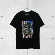 Official Original Guns N Roses Band T-Shirt (Skull Flag) Tshirt