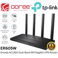 TP-LINK ER605W OMADA AC1300 DUAL-BAND WIFI GIGABIT VPN ROUTER WITH 5 GIGABIT ETHERNET PORTS AND HIGH