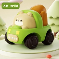 Cute Fire Truck Toy Car Technique, Cartoon Plastic Excavator Toy Children