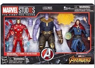 Marvel Legends Marvel Studios The First Ten Years Avengers Infinity War Figure 3-Pack Iron Man Mark 