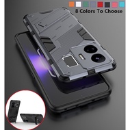 Casing For Realme C55 Gt Neo 5 Neo5 RealmeC55 3D Armor Shockproo Phone Case  Stand Holder Protection Bracket Hard Back Cover