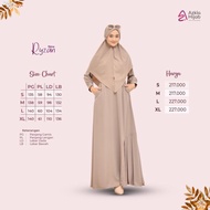 New  Baju Muslim/pakaian wanita muslimah/busana muslim Ryzan Gamis Wollpeach Size S & M Ori By Azkia