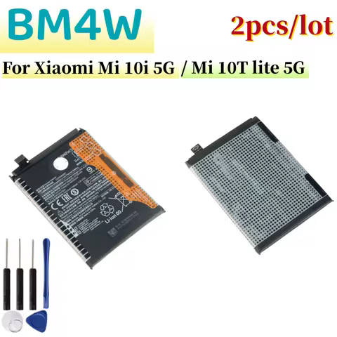 BM4W 4820mAh Phone Battery For Xiaomi Mi 10i 10T Lite Mi10i 10TLite 5G Mobile Phone Replacement Batt