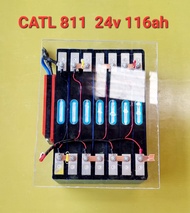 พลังงานสำรองลิเทียม NMC 811 CATL 24V116/120AH BMS100A