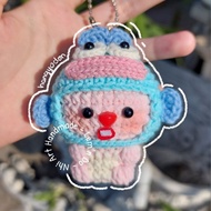 Loopy Hangyodon Keychain | Loopy Hangyodon Wool Keychain