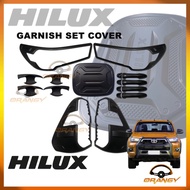 Toyota Hilux Conquest 2.4/2.8 2021 to 2025 / Hilux GR 2024 to 2025 Garnish Combo Set Matte Black