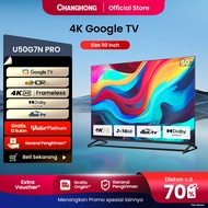 Google TV Changhong 50 inch Smart TV 4K UHD-HDR10+DBX Dolby Audio Google Assistant Netflix Youtube D