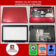 ORIGINAL HP PAVILION G4-1000 SERIES LCD FRONT CASING A / BEZEL B / TOUCHPAD PAMLREST C / BOTTOM COVE