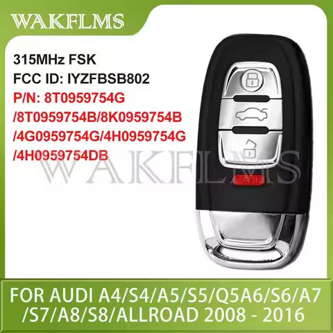 8T0959754G/B 8K0959754B 4G0959754G 4H0959754G For Audi Q5 A4L A5 A6 A7 A8 RS4 RS5 S4 S5 Smart Car Ke