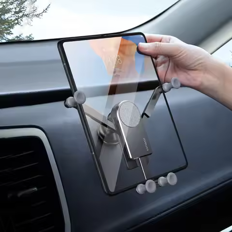 OATSBASF Car Phone Holder Metal For iPhone Samsung Galaxy Z Fold 3 Z Fold 2 Samsung S21 Xiaomi Table