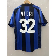 2001-02 Inter Milan Ronaldo & Vieri Retro Home Jersey – High-Quality Custom Vintage Football T-Shirt